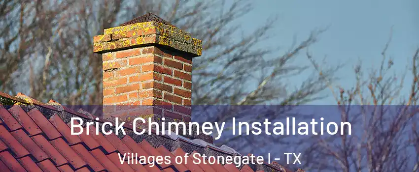 Brick Chimney Installation Villages of Stonegate I - TX