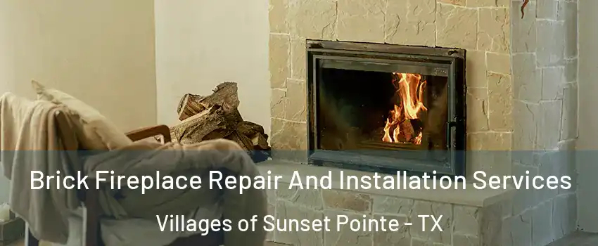Brick Fireplace Repair And Installation Services Villages of Sunset Pointe - TX