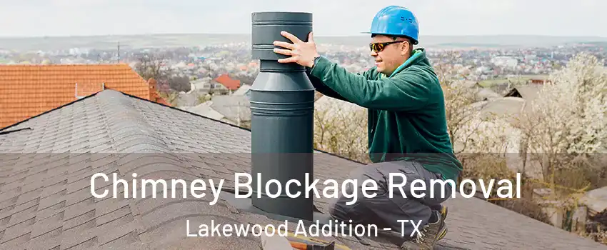 Chimney Blockage Removal Lakewood Addition - TX