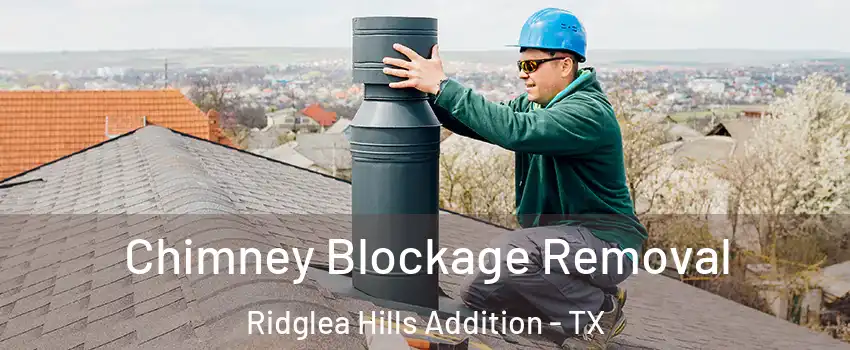 Chimney Blockage Removal Ridglea Hills Addition - TX