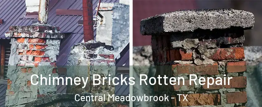 Chimney Bricks Rotten Repair Central Meadowbrook - TX