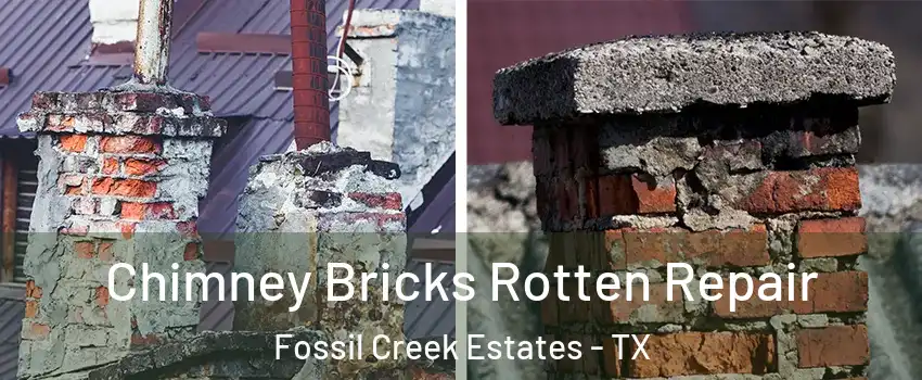 Chimney Bricks Rotten Repair Fossil Creek Estates - TX
