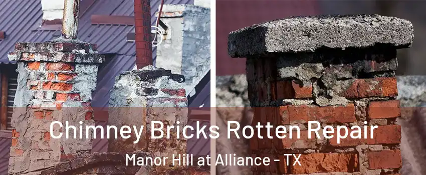 Chimney Bricks Rotten Repair Manor Hill at Alliance - TX