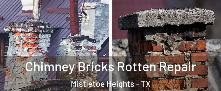 Chimney Bricks Rotten Repair Mistletoe Heights - TX