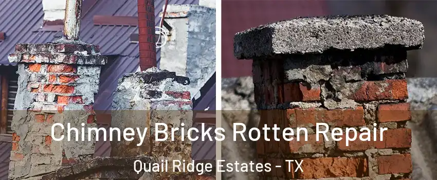 Chimney Bricks Rotten Repair Quail Ridge Estates - TX