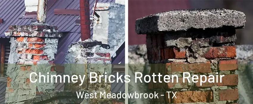 Chimney Bricks Rotten Repair West Meadowbrook - TX