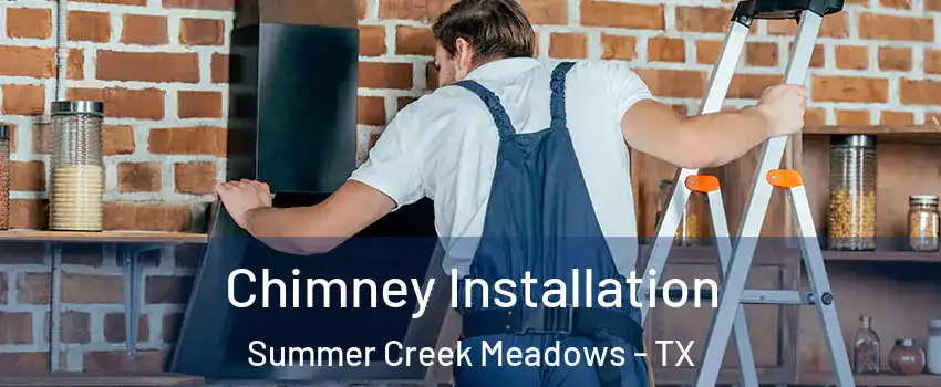 Chimney Installation Summer Creek Meadows - TX