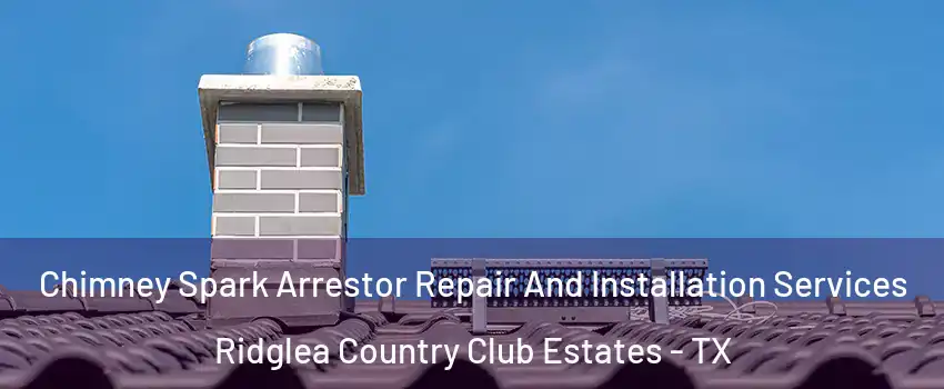 Chimney Spark Arrestor Repair And Installation Services Ridglea Country Club Estates - TX