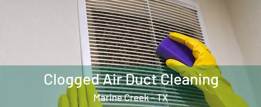 Clogged Air Duct Cleaning Marine Creek - TX