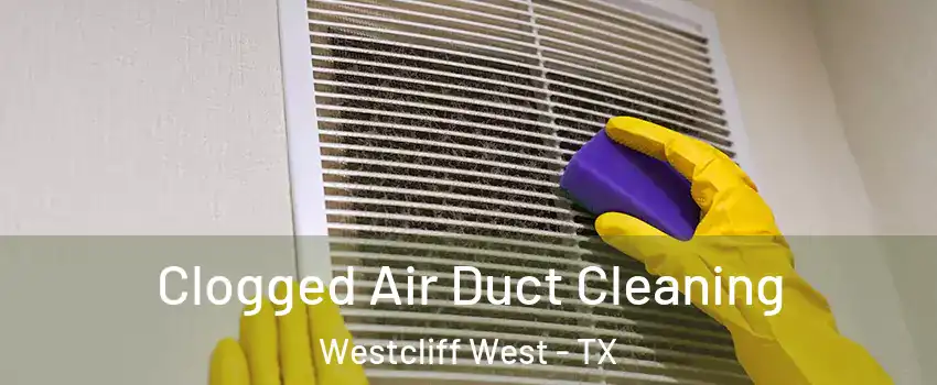 Clogged Air Duct Cleaning Westcliff West - TX