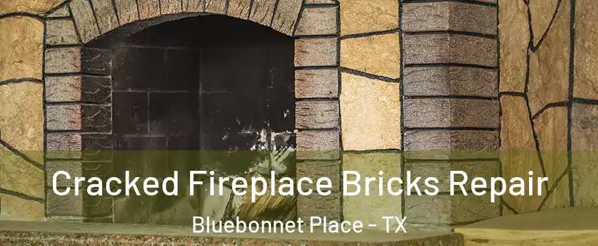 Cracked Fireplace Bricks Repair Bluebonnet Place - TX
