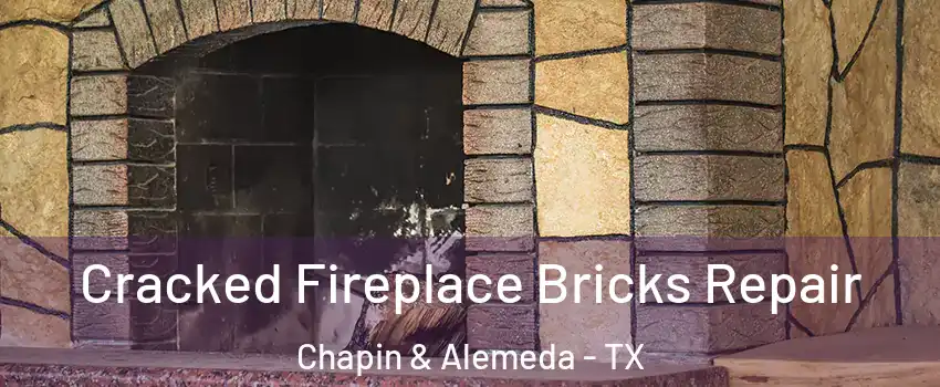 Cracked Fireplace Bricks Repair Chapin & Alemeda - TX