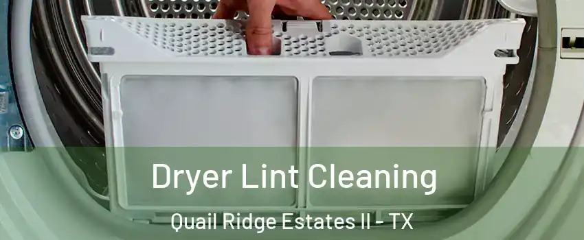Dryer Lint Cleaning Quail Ridge Estates II - TX