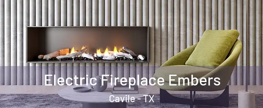 Electric Fireplace Embers Cavile - TX