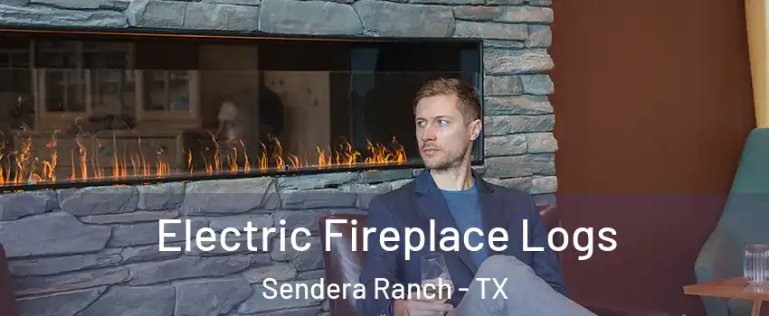 Electric Fireplace Logs Sendera Ranch - TX