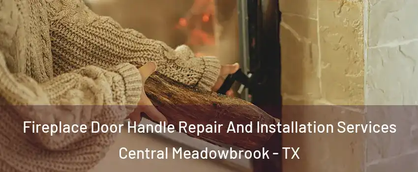 Fireplace Door Handle Repair And Installation Services Central Meadowbrook - TX