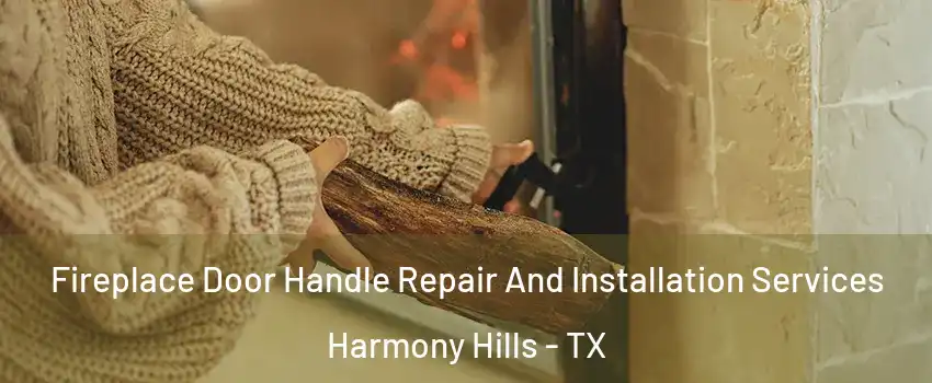 Fireplace Door Handle Repair And Installation Services Harmony Hills - TX