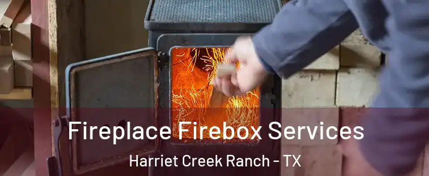 Fireplace Firebox Services Harriet Creek Ranch - TX