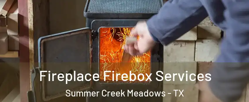 Fireplace Firebox Services Summer Creek Meadows - TX
