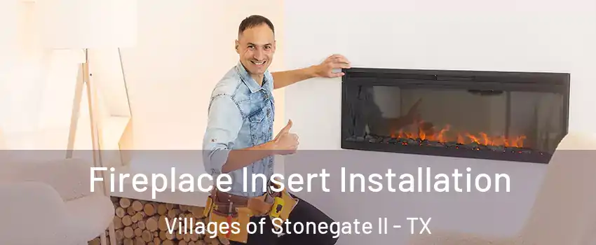 Fireplace Insert Installation Villages of Stonegate II - TX