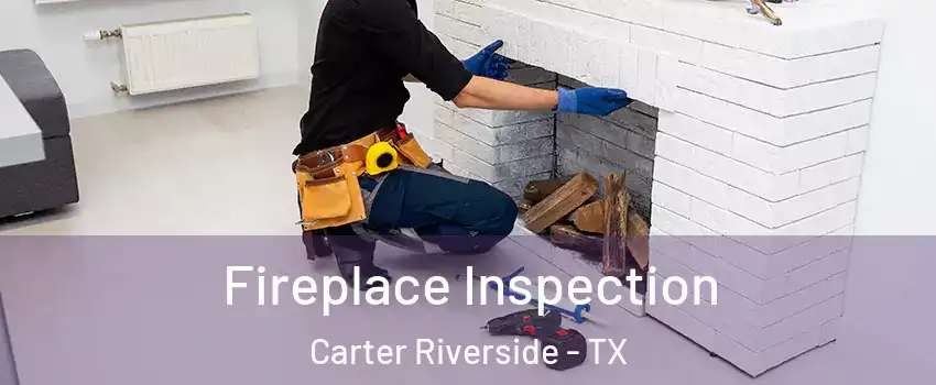 Fireplace Inspection Carter Riverside - TX