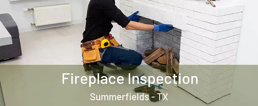 Fireplace Inspection Summerfields - TX