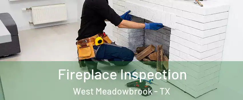 Fireplace Inspection West Meadowbrook - TX