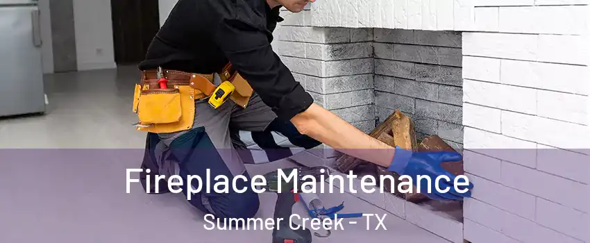 Fireplace Maintenance Summer Creek - TX