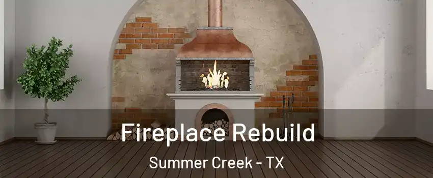Fireplace Rebuild Summer Creek - TX
