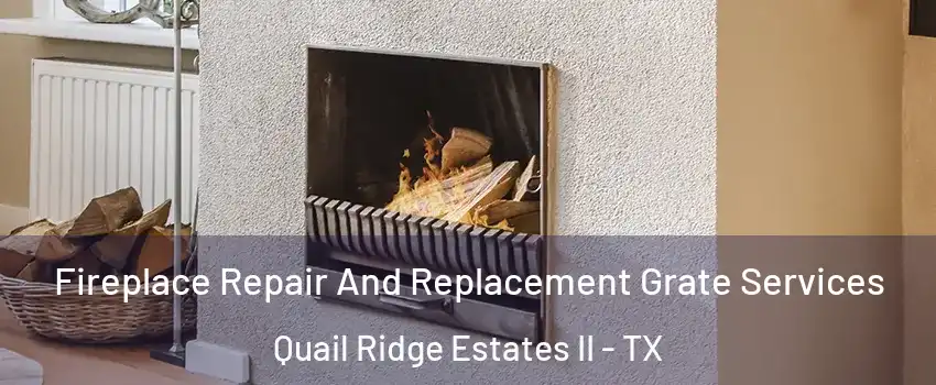 Fireplace Repair And Replacement Grate Services Quail Ridge Estates II - TX
