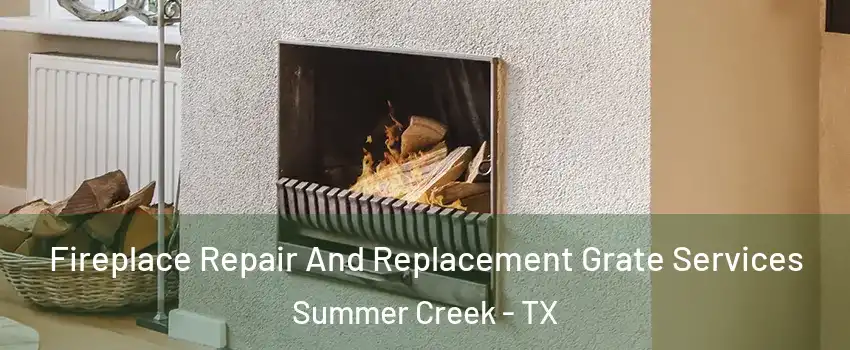Fireplace Repair And Replacement Grate Services Summer Creek - TX