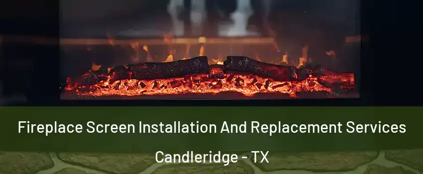 Fireplace Screen Installation And Replacement Services Candleridge - TX