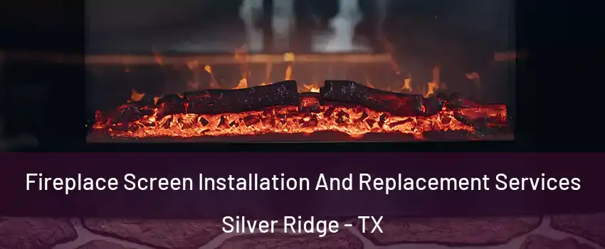 Fireplace Screen Installation And Replacement Services Silver Ridge - TX