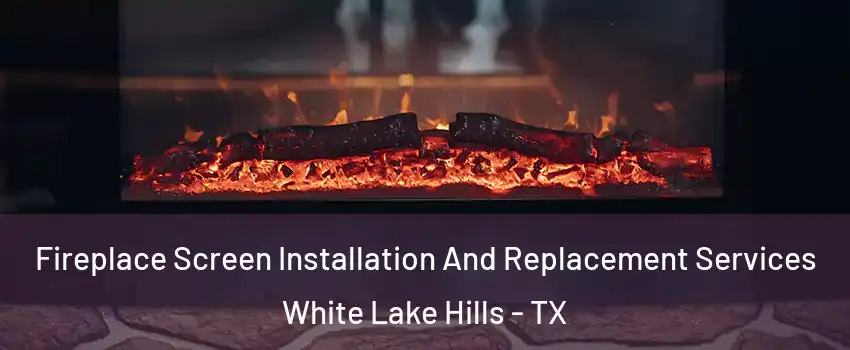 Fireplace Screen Installation And Replacement Services White Lake Hills - TX