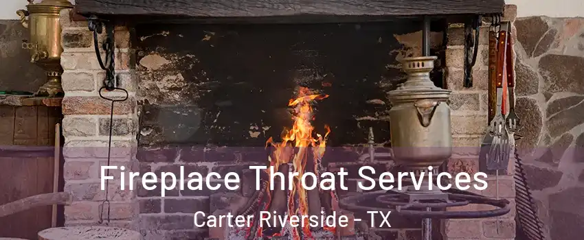 Fireplace Throat Services Carter Riverside - TX