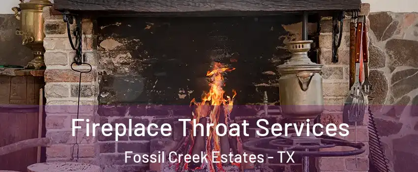 Fireplace Throat Services Fossil Creek Estates - TX