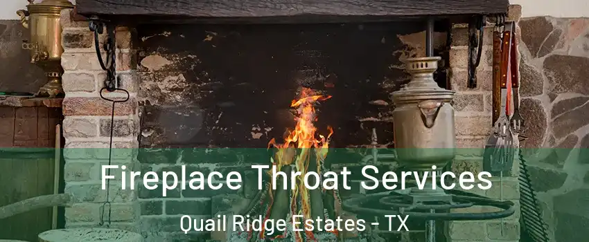 Fireplace Throat Services Quail Ridge Estates - TX