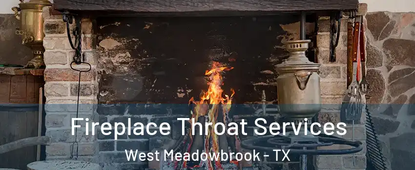 Fireplace Throat Services West Meadowbrook - TX