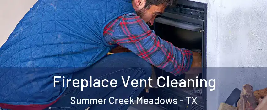 Fireplace Vent Cleaning Summer Creek Meadows - TX