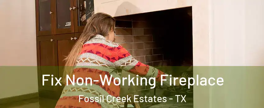 Fix Non-Working Fireplace Fossil Creek Estates - TX