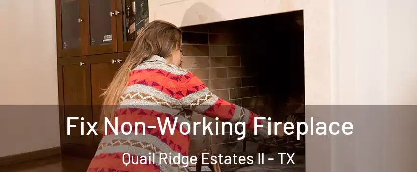 Fix Non-Working Fireplace Quail Ridge Estates II - TX
