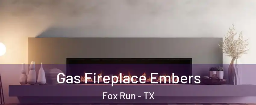 Gas Fireplace Embers Fox Run - TX