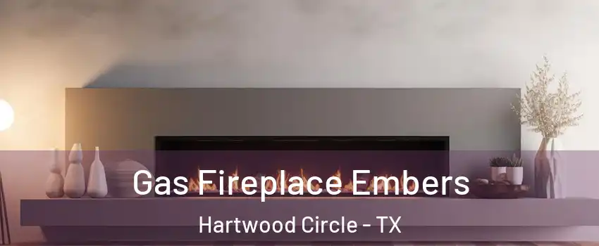 Gas Fireplace Embers Hartwood Circle - TX