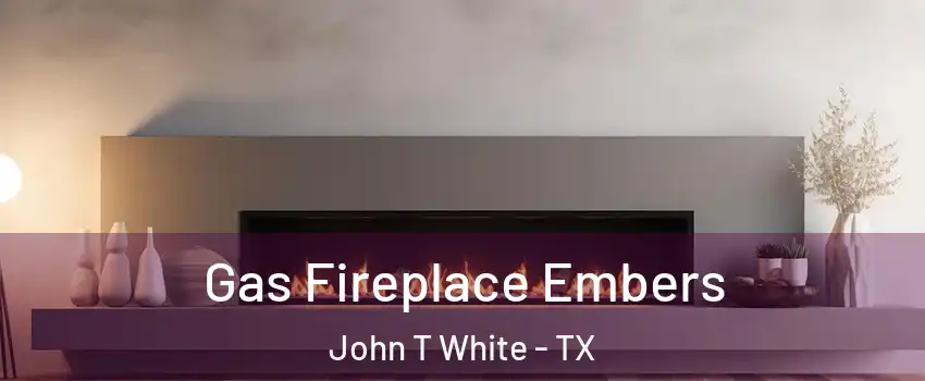 Gas Fireplace Embers John T White - TX