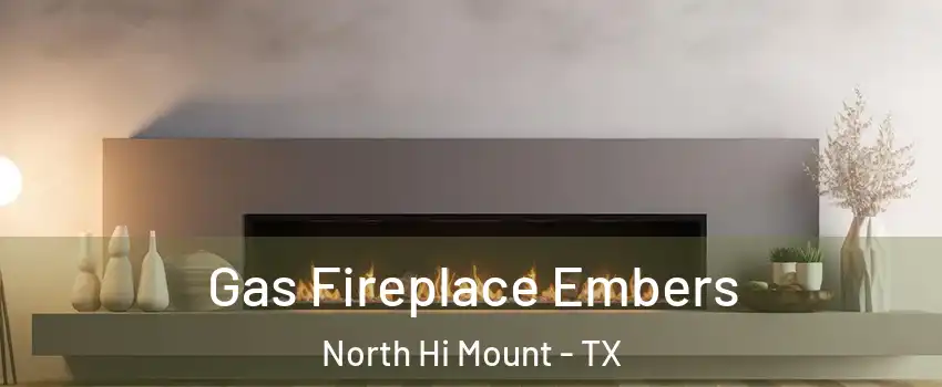 Gas Fireplace Embers North Hi Mount - TX