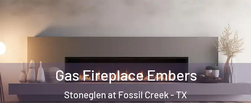 Gas Fireplace Embers Stoneglen at Fossil Creek - TX