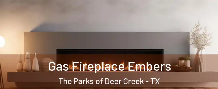Gas Fireplace Embers The Parks of Deer Creek - TX