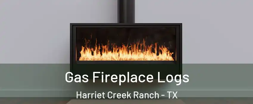 Gas Fireplace Logs Harriet Creek Ranch - TX