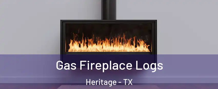Gas Fireplace Logs Heritage - TX