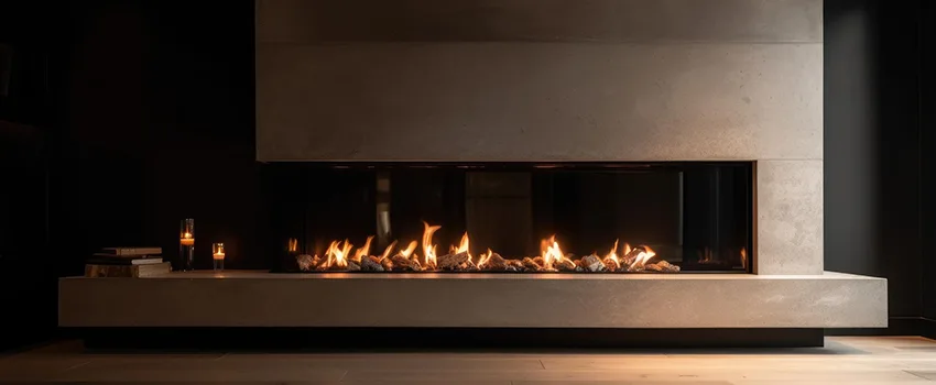 Gas Fireplace Ember Bed Design Services in Arlington Heights, Texas